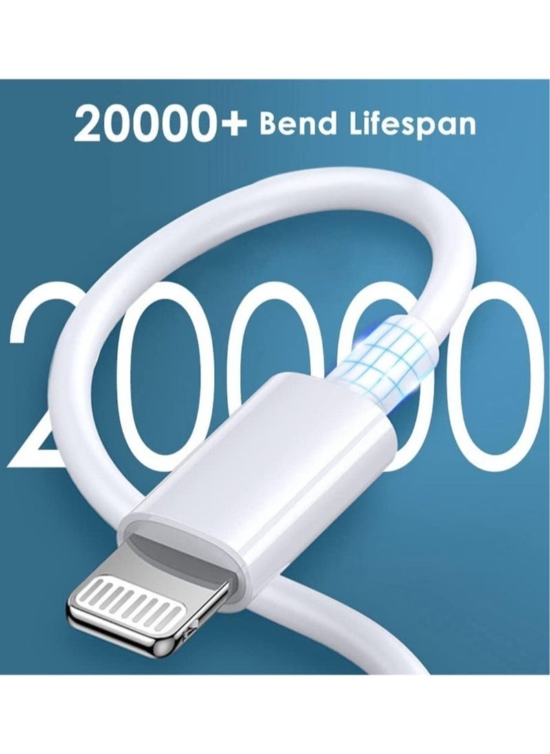 ELTRAZONE - 【MFi Certified】 iPhone 20W Charger Plug and 2M USB C to Lightning Cable PD Fast Charger USB C Plug Data Lead Compatible with iPhone 14/14 Plus/14 Pro/14 Pro Max/13/12/11/11 Pro/XS Max/XR/X/8/7/iPad - Image 1