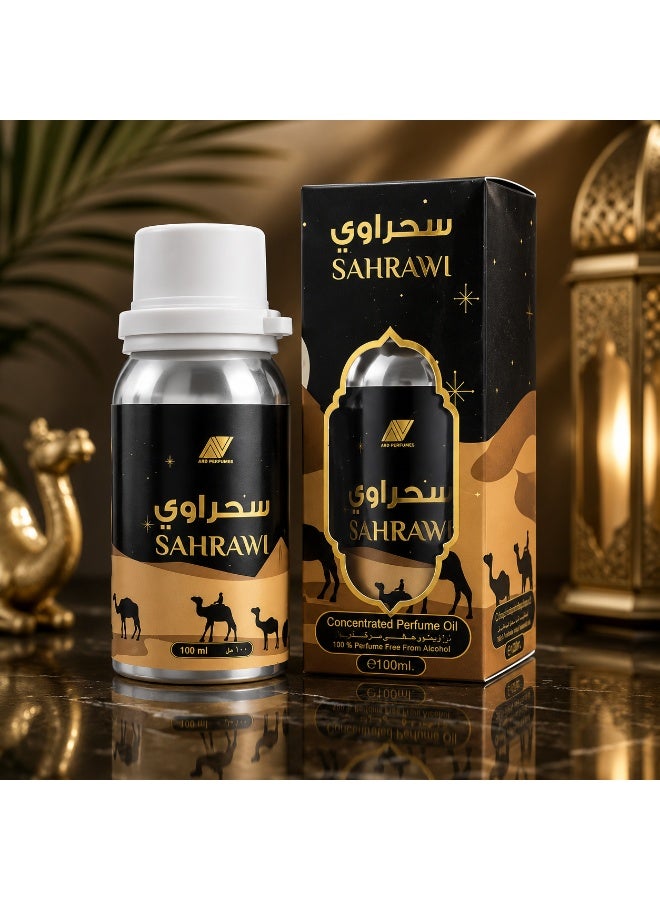 Ard Perfumes Sahrawi Perfume Oil 100ml – Unisex Oriental Concentrated Fragrance | Essence of the Gulf | Long Lasting Alcohol-Free CPO for Men & Women - Image 3