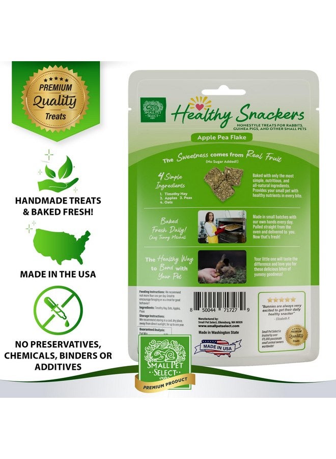 Small Pet Select - Healthy Snackers - Apple Pea Flake, 2 oz - Image 3