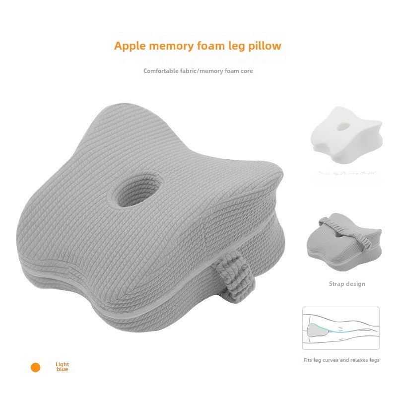 Leg Pillow 26x23x16x10cm Memory Foam Height Adjustable Knee Pillow - Compact Ankle Pillow for Pregnant Women Home Use - Image 1