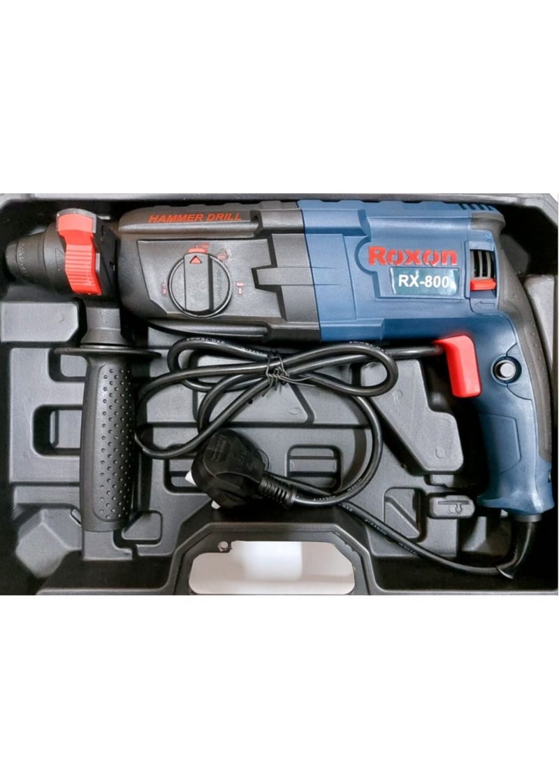 مثقاب مطرقة دوار800 W متعدد الألوان 28مم  - Image 1