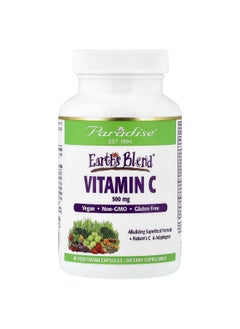 Paradise Herbs Paradise Herbs, Earth's Blend®, Vitamin C, 90 Vegetarian Capsules  - Image 1