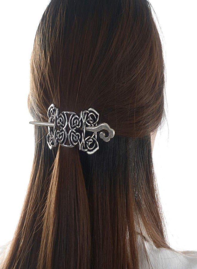 LQQQL Viking Celtic Hair Sticks Hairpin-Viking Hair Clip Sticks for Long Hair Stick Slide Irish Hair Accessories - Image 4