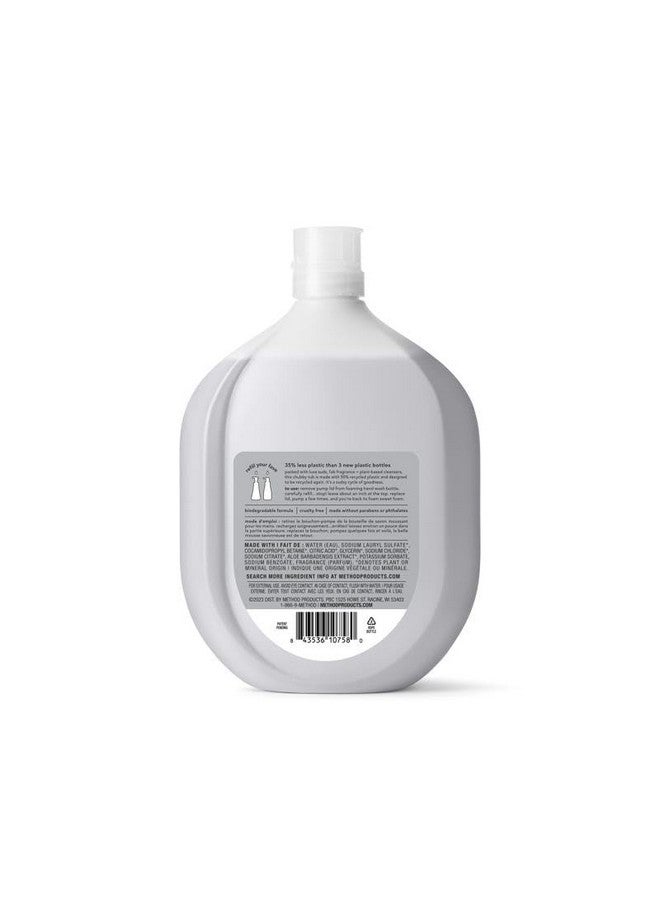 ميثود عبوة إعادة تعبئة صابون اليدين الرغوي من ميثود، برائحة نجيل الهند والعنبر، تركيبة قابلة للتحلل الحيوي، 28 أونصة سائلة (عبوة من قطعة واحدة) - Image 2