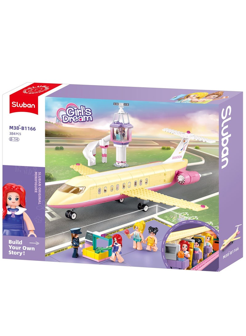Sluban Bricks -Plane (384pcs) - Image 1