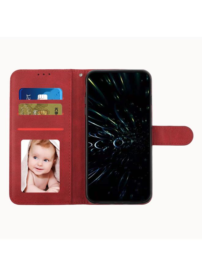 S-TOP Case For Samsung Galaxy A04e Stitching Calf Texture Buckle Leather Phone Case - Image 4