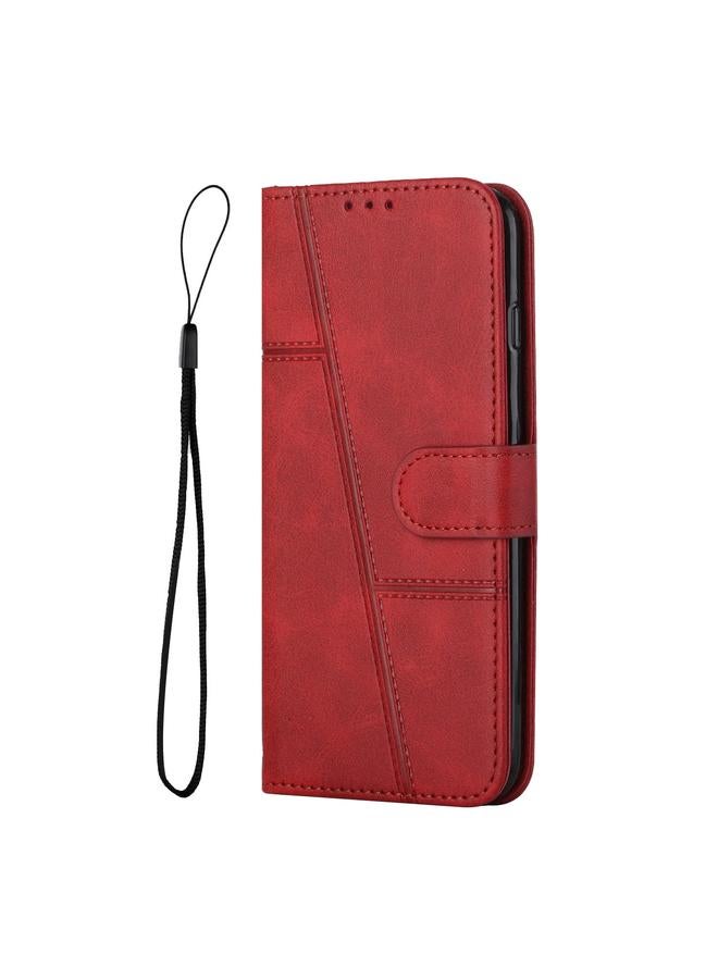S-TOP Case For Samsung Galaxy A04e Stitching Calf Texture Buckle Leather Phone Case - Image 2