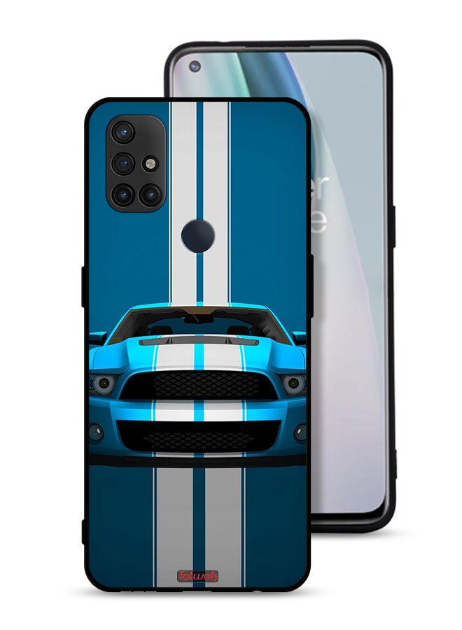 Tolwak غطاء حماية لهاتف OnePlus Nord N10 5G بتصميم فني تجريدي للسيارة - Image 1