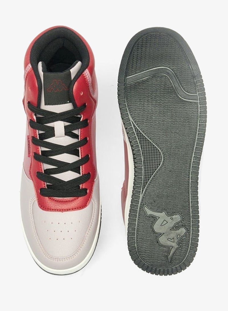 Kappa Women's Panelled High Top Sneakers with Lace-Up Closure - Image 4