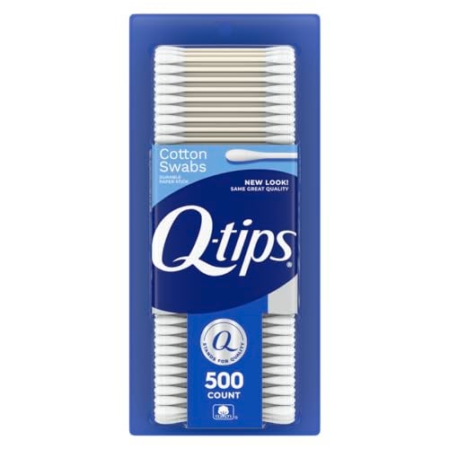 Q-tips Cotton Swabs, Original, For Home, First Aid and Beauty, 100% Cotton, 500 Count - Image 1