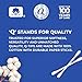 Q-tips Cotton Swabs, Original, For Home, First Aid and Beauty, 100% Cotton, 500 Count - Image 3