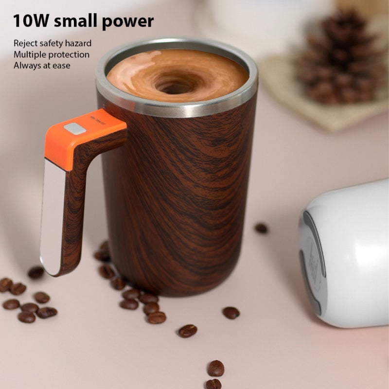Self Stirring Coffee Mug: White UT-52 Constant Temperature Heating - One-Button Stirring Self Stirring Cup for Home Office Dormitory Use - Image 4