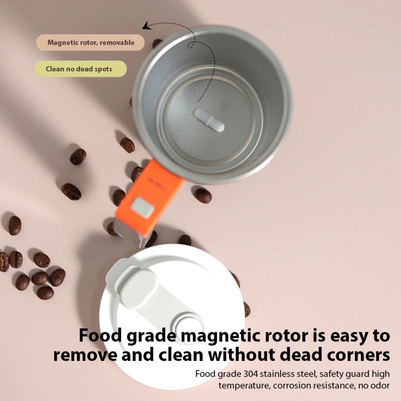Self Stirring Coffee Mug: White UT-52 Constant Temperature Heating - One-Button Stirring Self Stirring Cup for Home Office Dormitory Use - Image 5