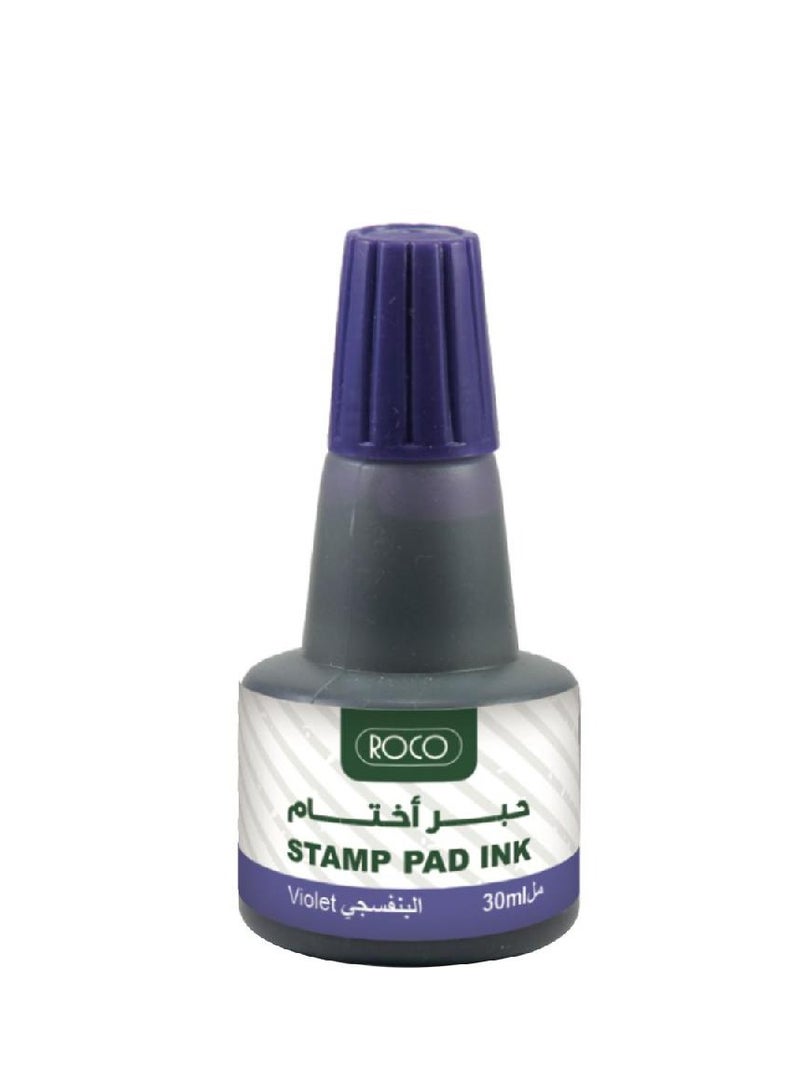 ROCO Stamp Pad Ink Refill Violet30.00 ml - Image 1