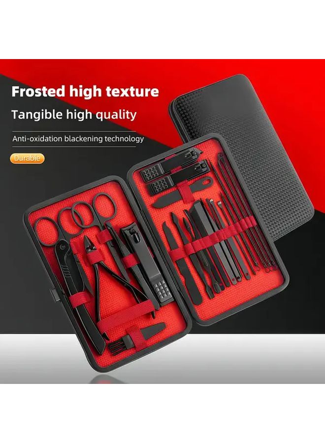 Stainless Steel Straw Mat Nail Clippers Set 7 in 1 24 - Image 2