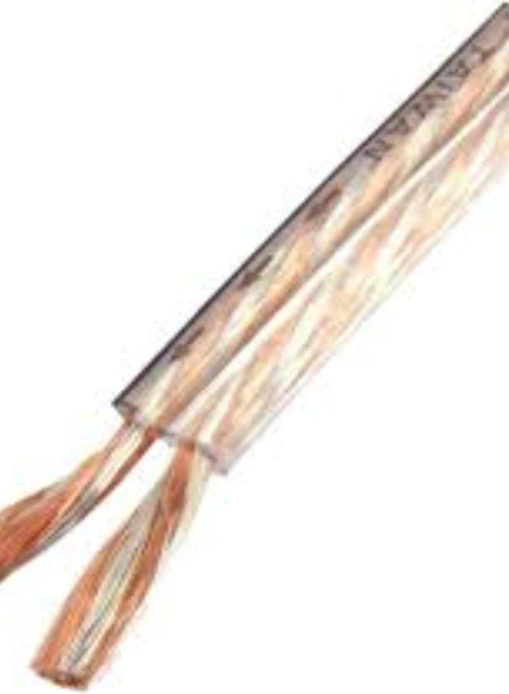 KNP Giffex Transparent Speaker Cable is a high-quality audio cable designed to deliver exceptional sound clarity and performance. - Image 2