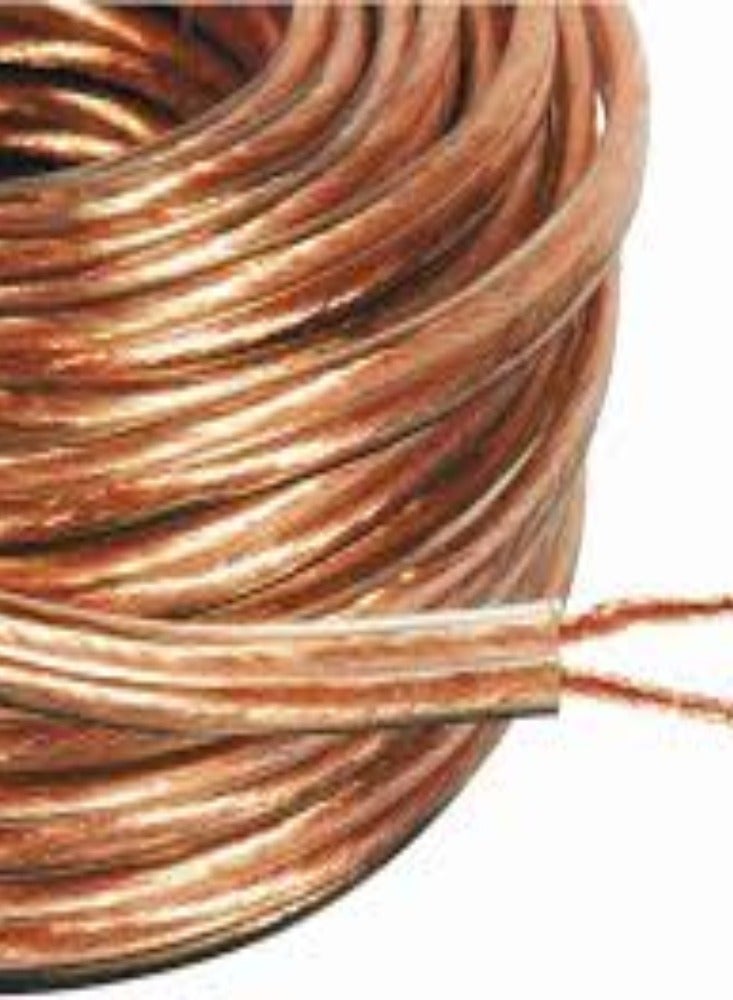 KNP Giffex Transparent Speaker Cable is a high-quality audio cable designed to deliver exceptional sound clarity and performance. - Image 3