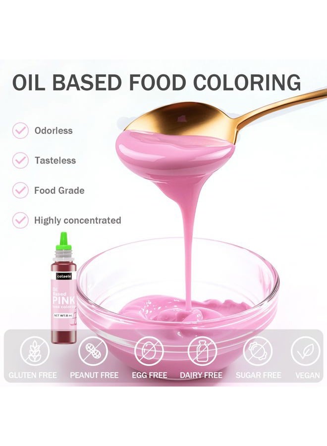 Colaele Oil Based Food Coloring Set - 12 Tasteless Colors, Edible Oils, Food Colorants for Melted Chocolates, Decoration, Velantine'S Oil Food Color Baking Frostin - Image 4