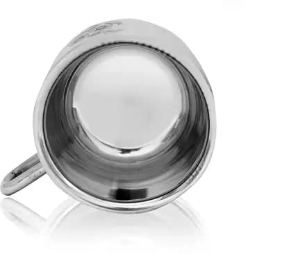 SAMEEP SAMEEP Stainless Steel Double Walled TeaCoffee Cup Wall Mirror Finish Laser Design Tea and Coffee Cup 100 ml Each 12  - Image 4