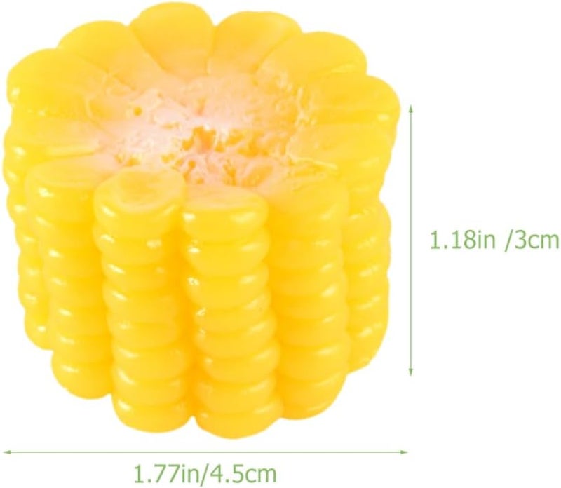 PRETYZOOM 3Pcs Realistic Artificial Corn Models Simulation Vegetables for Kitchen Decor Photography Props Lifelike Fake Corn Decorations for Home Restaurant Office Display - Image 2