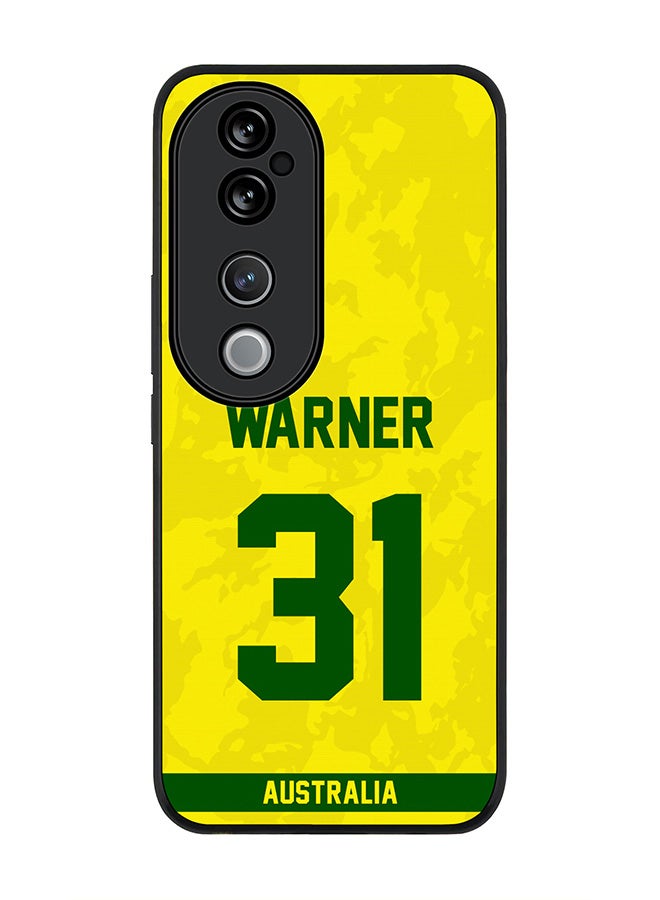 Stylizedd For vivo V40 5G /vivo V40 Pro Case,Slim fit Camera Protection, Shockproof Thin Phone cover - Australia David Warner, Jersey No 31 - Image 1