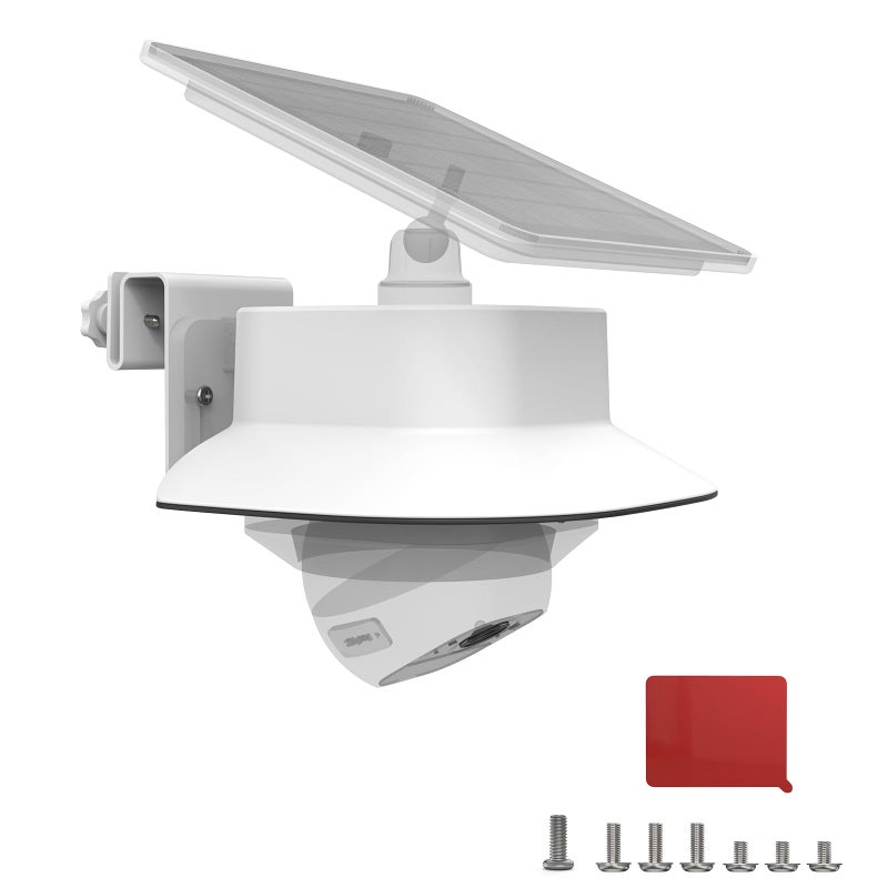 HOLACA Rain Shade Cover Gutter Mount Compatible with Eufy Security SoloCam E30E42 Eufy Security 4G LTE Cam S330 Solar Security Camera1 Pcak - Image 2