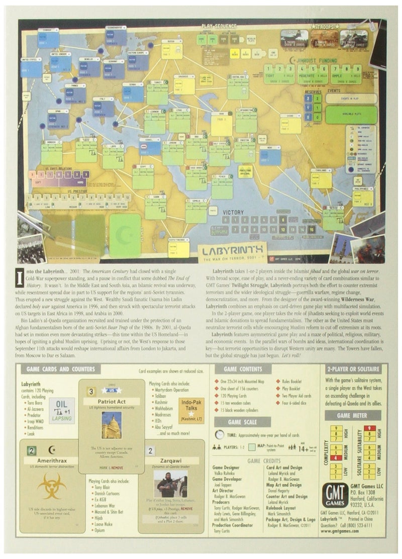 GMT Games Labyrinth: The War on Terror - Image 2
