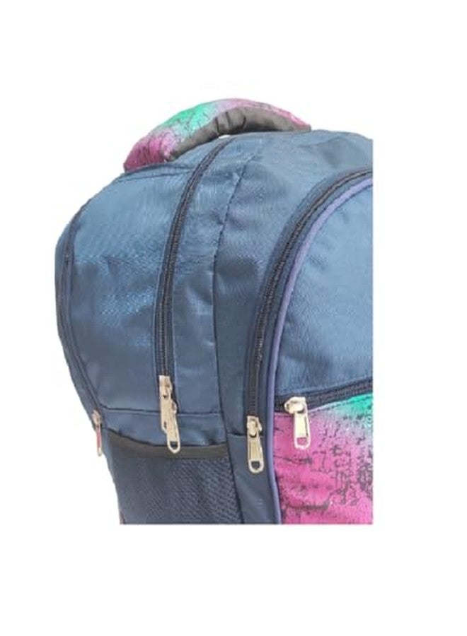 SPANCO Backpack for Office, Colleg, School & Travel Use for Men & Women | Size in Inches : 18 X 12 X 9 | Color : Blue - Image 4