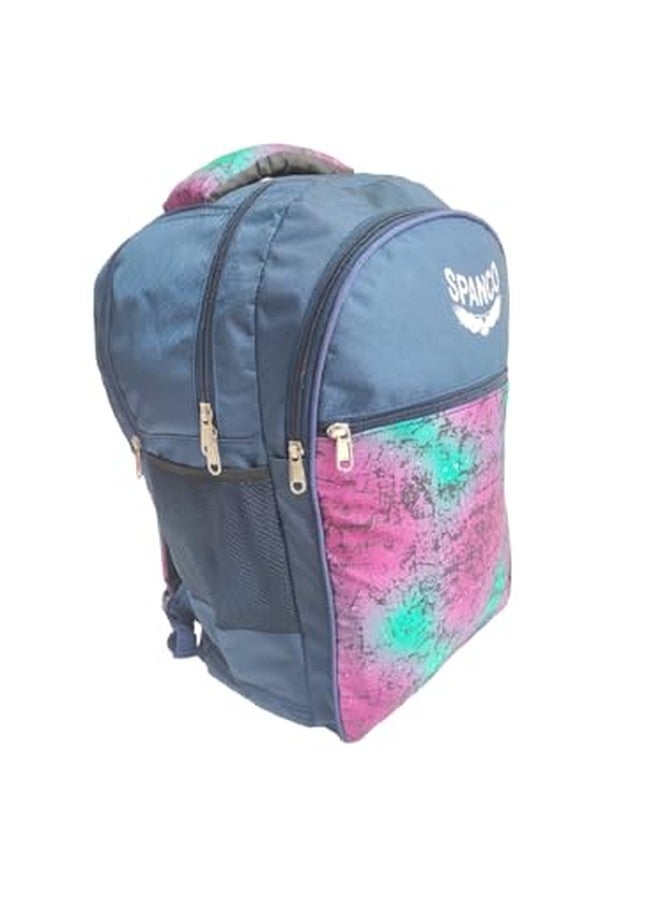 SPANCO Backpack for Office, Colleg, School & Travel Use for Men & Women | Size in Inches : 18 X 12 X 9 | Color : Blue - Image 3