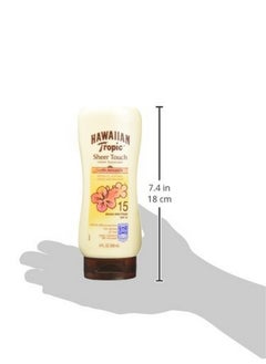 Hawaiian Tropic Sheer Touch Broad Spectrum Sun Care Lotion Spf 15 Coconut 8 Fl Oz  - Image 3