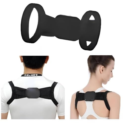 CLICKSWIFT®1 Pcs Posture Corrector for Men and Women Adjustable Upper Back Brace for Clavicle Support Pain Relief for Neck, Shoulder & Upper Back Breathable & Comfortable Discreet Wear Under Clothes - Image 1