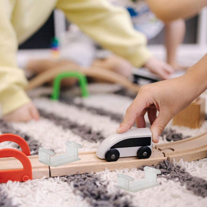 5pcs Train Track Connector Train Set Track Adapter And Smooth Play Home Kindergarten School - Image 4