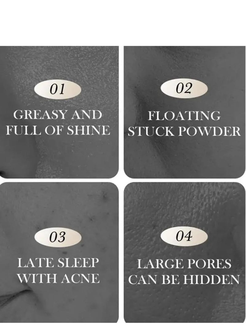 BLUE FOX Primer Makeup,Hydrating Face Primer,Makeup Primer for Face,Smoothing Skin Pore Filler Make up Primer Cream,Long Lasting Colour Corrector Primer Foundation Base,Green Gripping Face Primer - Image 5