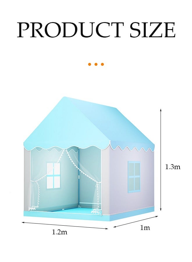 DUNISO خيمة أطفال كبيرة للداخل والخارج، خيام ألعاب محمولة، خيام قلاع للأميرات، بيوت لعب للأطفال، مع حقائب تخزين، مناسبة للأطفال من عمر 1 إلى 12 - Image 3