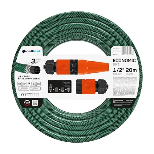Cellfast Cell 5901828850073 Garden Hose, Green, 0.422 x 0.422 x 0.1 cm - Image 1