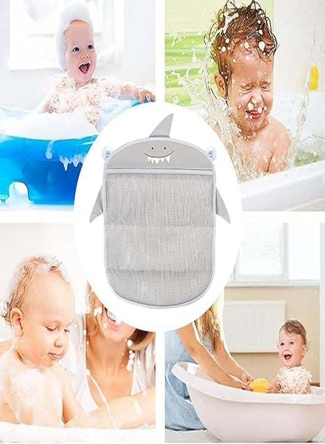 OMAZING KITCHEN Bath Toy Organizer for Toddlers – Mesh Storage Bag with Strong Suction Cups, Quick-Dry Design, & Extra Pockets for Easy Toy Cleanup [ MULTI COLOUR AND MULTI CARTOON PETURN ] - Image 5