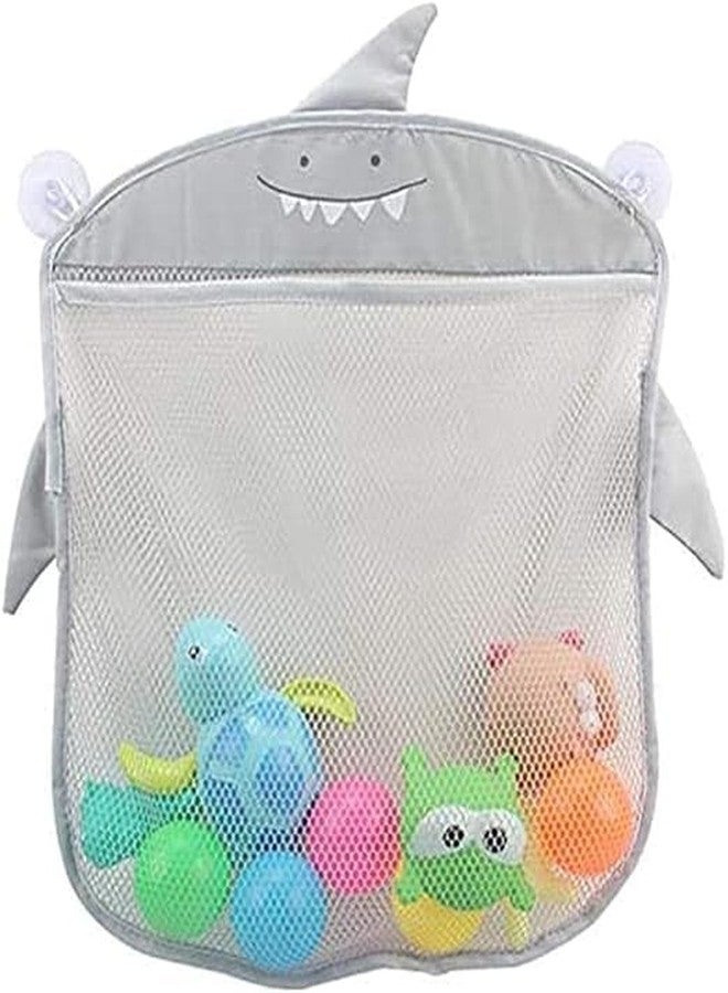 OMAZING KITCHEN Bath Toy Organizer for Toddlers – Mesh Storage Bag with Strong Suction Cups, Quick-Dry Design, & Extra Pockets for Easy Toy Cleanup [ MULTI COLOUR AND MULTI CARTOON PETURN ] - Image 1