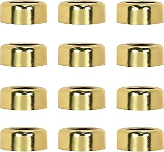 Ciata Ciata - 12 Pack - Brass Plated Candle Cover Follower 7/8 inch Inside Diameter, 7/16 inch Height  - Image 1