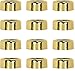 Ciata Ciata - 12 Pack - Brass Plated Candle Cover Follower 7/8 inch Inside Diameter, 7/16 inch Height  - Image 2