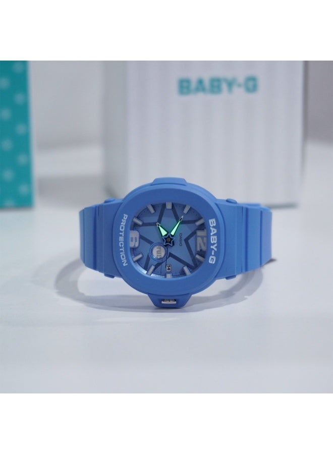 Casio Baby-G Analog Resin Blue Dial Quartz BGA-10D-2A2 - Image 3