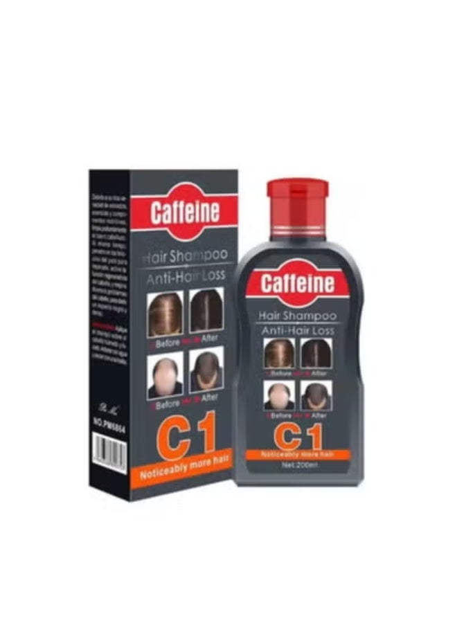 كافيين شامبو سي 1 الطبيعي المضاد لتساقط الشعر بالكافيين 200 مل - Image 1