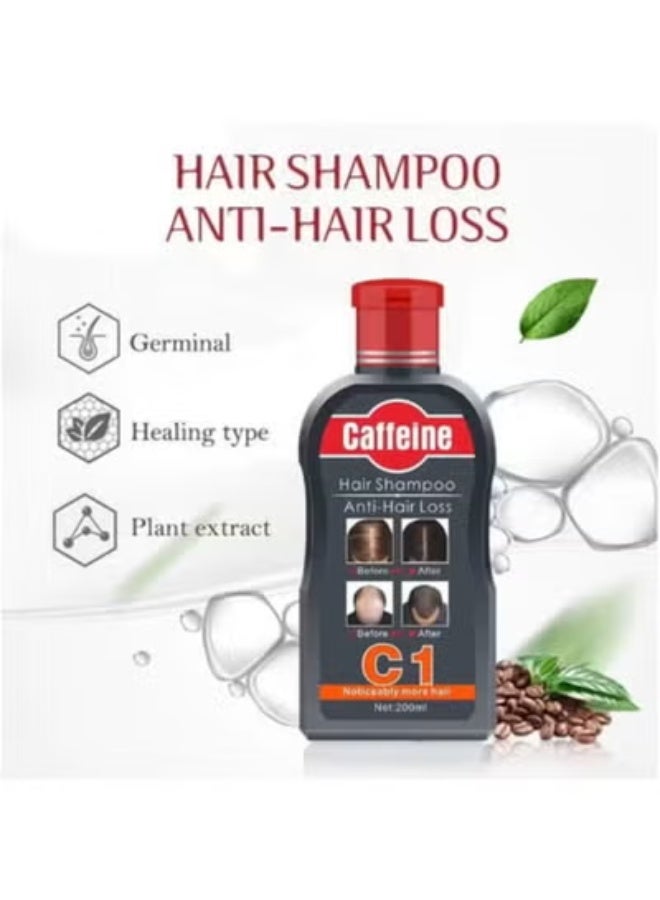 كافيين شامبو سي 1 الطبيعي المضاد لتساقط الشعر بالكافيين 200 مل - Image 3