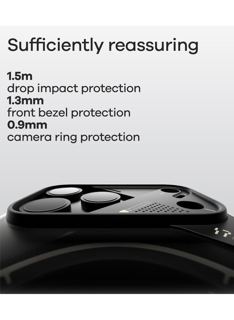 Aulumu A17 for iPhone 17 Pro Magnetic Thermal Case | CoolHyper | with Camera Control | IMD Technology | Compatible with Magsafe | Touch Translucent Gray - Image 4