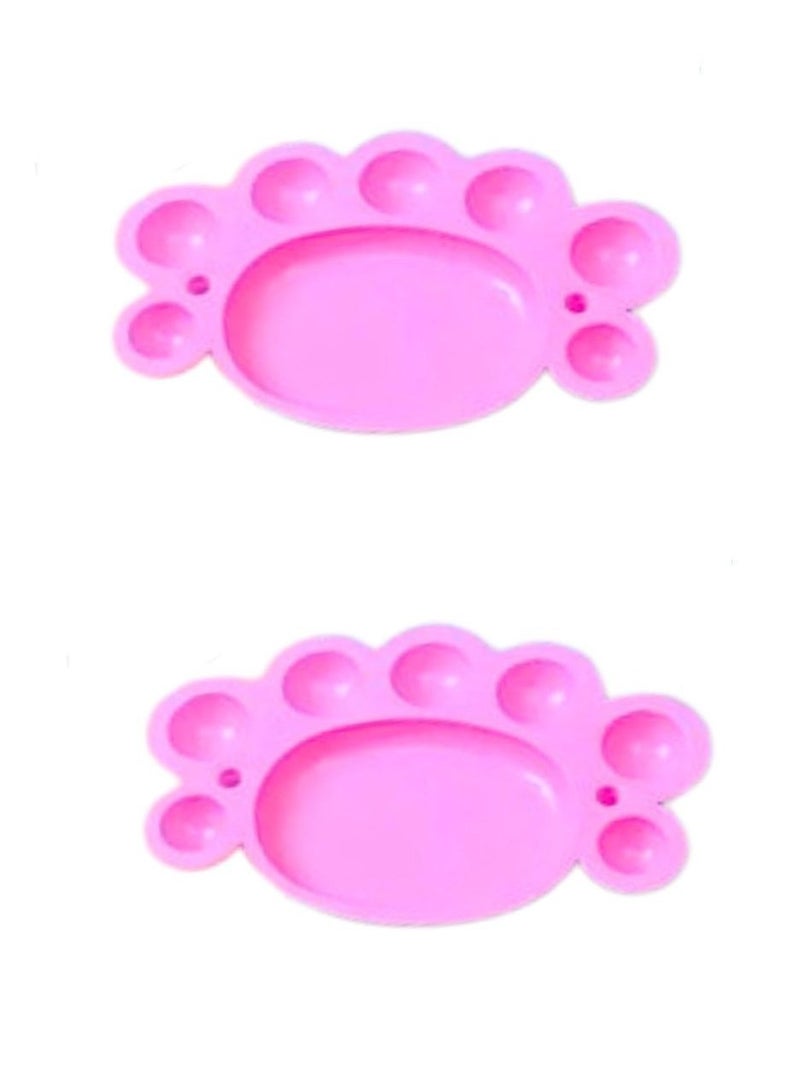 لوحات طلاء بلاستيكية للفنانين - لوازم رسم متينة (عبوة من 2) - Image 1