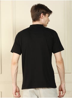 Dennis Lingo Black T-Shirt for Men - Regular Fit, Comfortable  - Image 5