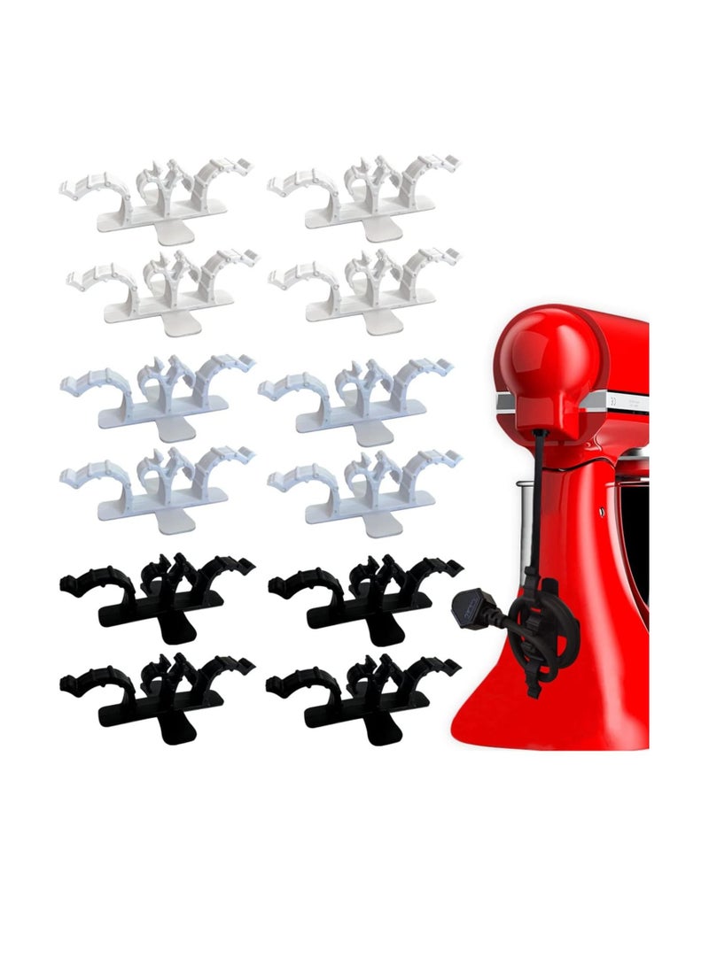 SYOSI Cord Organizer for Appliances, Upgraded 12 Pcs Cord Keeper, Appliance Cord Winder Wrapper Cord Holder, Cord Keeper on Stand Mixer, Blender, Coffee Maker, Pressure Cooker, 3 Colors  - Image 1