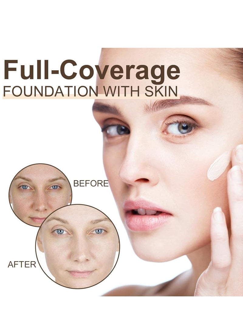 ZHENXIU BB Moist The Skin Hydrating BB Cream Foundation,Full-Coverage, Long-Lasting for All Skin Types – Medium, Light 30g - Image 2