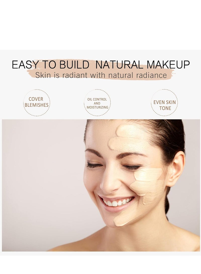 ZHENXIU BB Moist The Skin Hydrating BB Cream Foundation,Full-Coverage, Long-Lasting for All Skin Types – Medium, Light 30g - Image 4