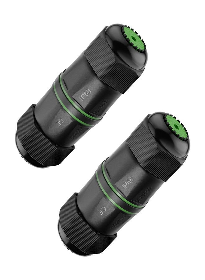 LEENUE Waterproof RJ45 Coupler Female to Female, IP68 Outdoor Shielded Ethernet Connectors for CAT6/CAT5E/CAT5 Network Cables 2-Pack - Image 1