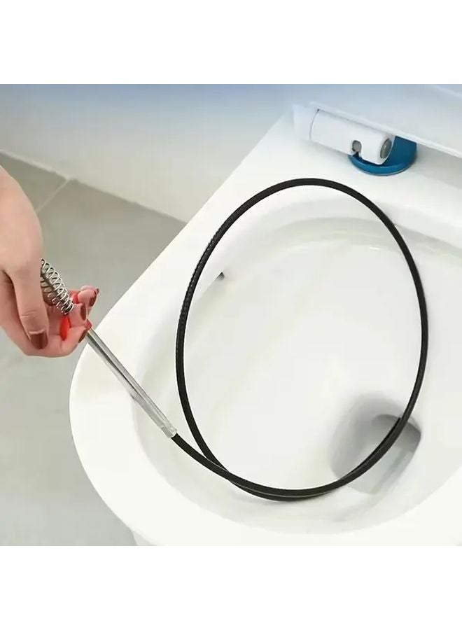 Two Pack Long Flexible Claw Drain Cleaner Set Telescopic Spiral Clog Remover For Kitchen Bathroom Toilet - Image 3